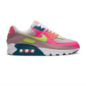 WOMENS AIR MAX 90 'HIGHLIGHT VOLT PINK' Size 7.5